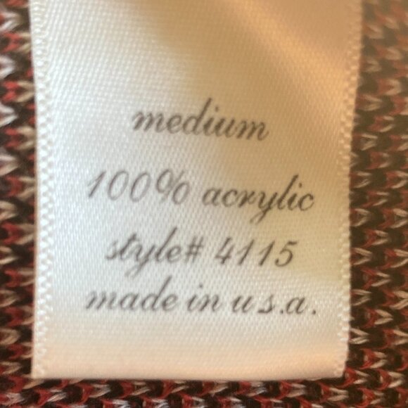 Blue Rain SZM Sweater Dress Red & Black Fair Isle Boho Timeless Preppy Y2K - Picture 6 of 8